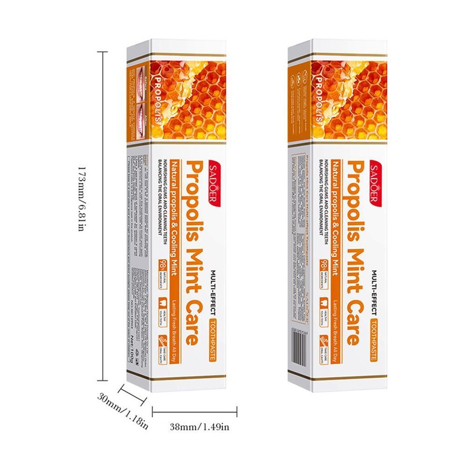 Propolis Mint Toothpaste Cleansing Tartar & Fixes Teeth Dental Calculus