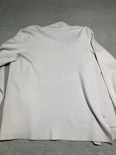 NWT Chaps by Ralph Lauren Women’s Size 2XL Gray Pocket Knit Cardigan - Picture 9 of 12