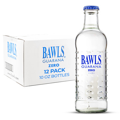 BAWLS Guarana Zero 10 oz 12 pack