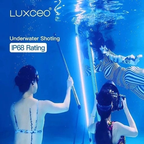 LUXCEO P120 RGBWW Full Color Led Video Tube Light Waterproof IP68 APP Control - Picture 3 of 9