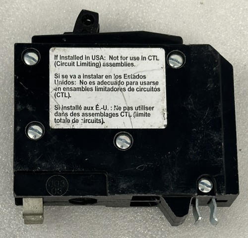 SQUARE D QOT DP-4075 SCHUTZSCHALTER TWIN TANDEM 15/30 AMP 120/240V NEU WIE ABGEBILDET - Bild 3 von 6