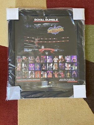 WWE First Womens Royal Rumble Plaque Winner Limited Edition #43/199 Asuka New