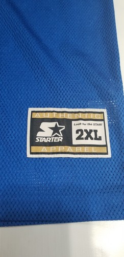 CAMISETA DE FÚTBOL STARTER PARA HOMBRE FILADELPHIA 76ERS AZUL TALLA 2XL ¡RARA!¡! - Imagen 3 de 6