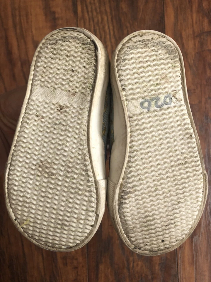 Zapatillas planas sin cordones STUART WEITZMAN azul dorado denim leopardo-talla 6 Foto 3 de 4