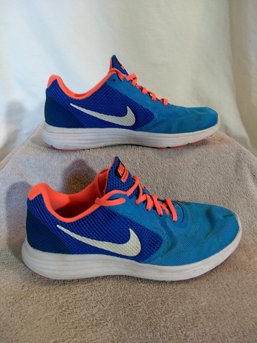 Nike Womens Revolution Blue Running Shoes (819303-402), Size: 11  #JJ10+20 - Picture 1 of 8