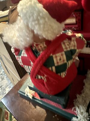 【新品未使用】Sing Along Santa ピアノ人形 1993 Holiday Creations Animated Sing-along with Santa Plays