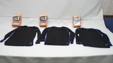 POLARMAX 1C61A YOUTH XLARGE BLACK/ BLUE BASE LAYER POLAR TOP (SET OF 3)