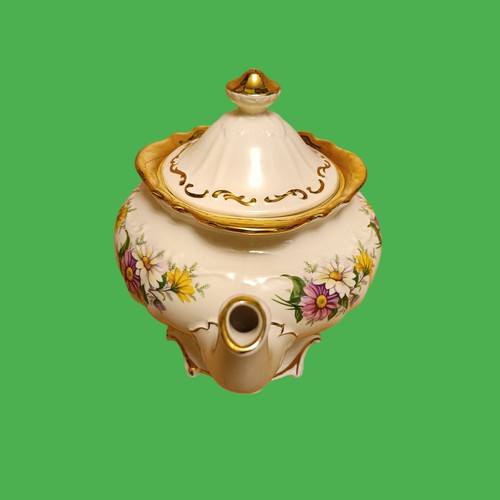 Tetera Sadler floral muy dorada - Imagen 9 de 14