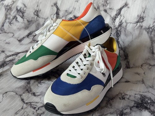 Sneakers Polo Ralph Lauren Men Athletic Shoes Train 89 PP Multi Color Size 11