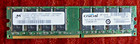 1GB Crucial Ram MT16VDDT12864AY-40BF2 / DDR SDRAM 400 CL3