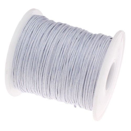 Plastic String Strap - 1MM Waxed Cotton Cord Thread DIY Rope Bead Making100Yards - Picture 46 of 49