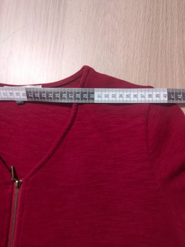 Angel Maternity red/maroon red blouse / pullover top, sz M, casual loose fit - Picture 6 of 13