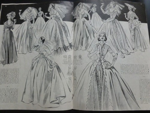 LEÉGANCES du JOUR Ete 1955 Zeitschriftenzeitschrift Nr. 60 - Mode / Schneiderei - Bild 7 von 19