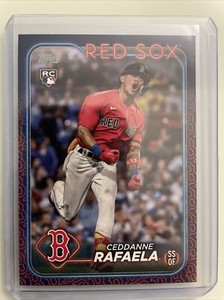 2024 Topps Series 1 Ceddanne Rafaela #313 Team Color Variation RC Red Sox