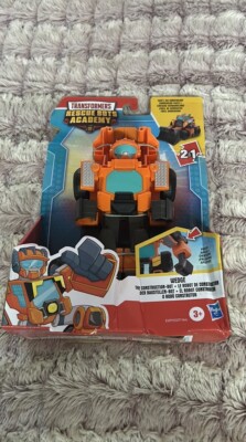 Transformers Playskool Heroes Rescue Bots Academy Wedge The Construction-Bot Con