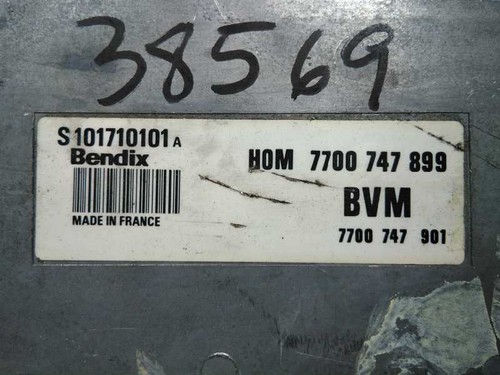 7700747901 motorsteuergerät für RENAULT 21 BERLINA (B L48) TXE 1985 38569 652387 - Picture 2 of 4