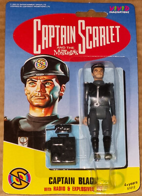 Captain Scarlet and the Mysterons Vivid Imaginations BLACK Figure