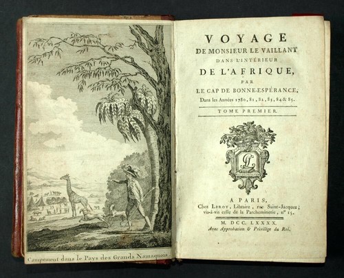 1er et 2e VOYAGE DE MONSIEUR LE VAILLANT DANS L'INTERIEUR DE L'AFRIQUE 1790-1803 - Imagen 8 de 10