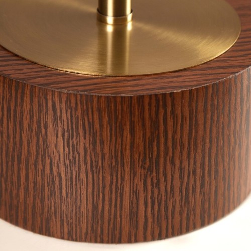 Walnut Brass Finish Touch Sensor Table Lamp Retro Modern Design Home Decor New - Picture 6 of 7