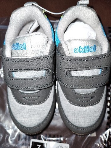 Zapatillas deportivas okilol para niños pequeños niños niñas cómodas retro para niños talla 7 - Imagen 3 de 6