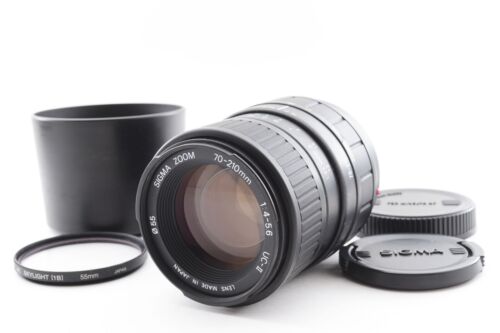 【Excellent+++】 SIGMA 70-210mm Zoom Lens 1:4-5.6, Black Body, From Japan