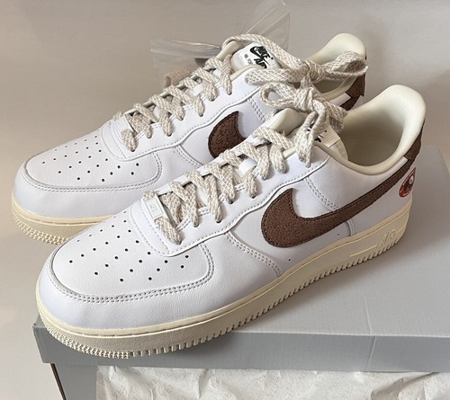 NEU Nike Unisex Air Force 1 Low '07 LX Leder Schuhe M 10,5 / W 12 DJ9943-101 - Bild 1 von 8