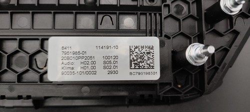 NEU + Original BMW X3 G01 Klima Sitzheizung Radio Bedieneinheit 7951985 - Bild 8 von 8