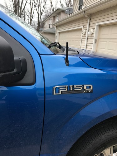 *SHORT* 4" BLACK ALUMINUM ANTENNA - FITS: 2020-2026 Chevrolet Silverado 2500 - Picture 7 of 12