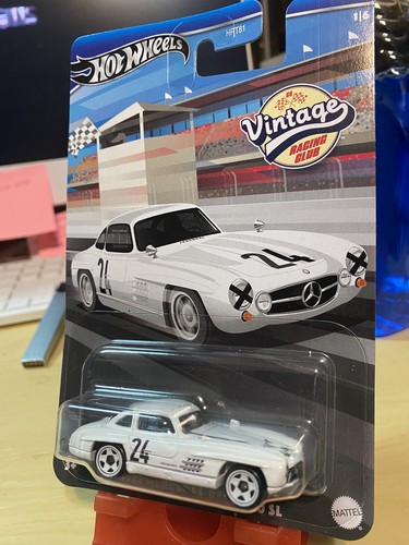 Hot Wheels Vintage Racing Club 1954 Mercedes-Benz 300 SL 1/64 Diecast #1/6 New