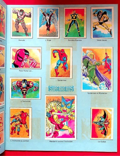 Superheros - Album de vignettes à prix réduit - Marvel -1980- Ed. AGE
