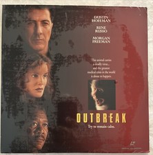 OUTBREAK LaserDisc DOLBY DIGITAL Laser Video Disc DUSTIN HOFFMAN/RUSSO/FREEMAN