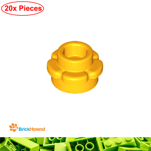 LEGO 24866 Plate Round 1x1 w/ Flower Edge (5 Petals) 20pcs Select a Colour - NEW - Picture 2 of 5