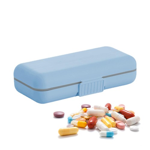 Portable Travel Pill Organizer Moisture Proof Pills Box 8 Grids Pills Container - Picture 4 of 11