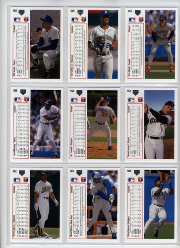 Baseball Upper Deck 1991 Cards Choose Upick from list (509-800) - Picture 102 of 506