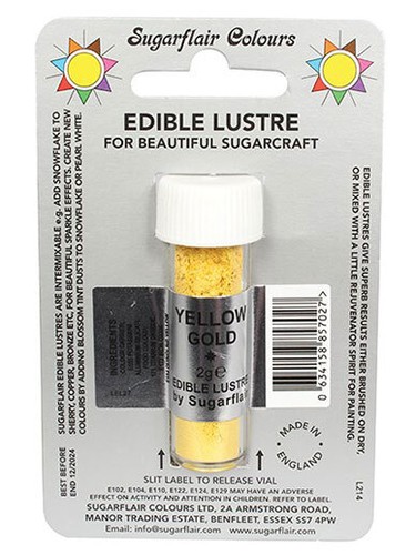 Lustre Dusts Sugarflair Edible - Icing Colouring Cake Colour Tint 2g Vibrant - Picture 35 of 49