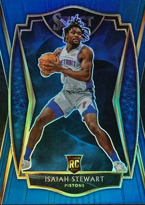 2020-21 Panini Select Basketball Premier Level #191: Isaiah Stewart Blue Prizm