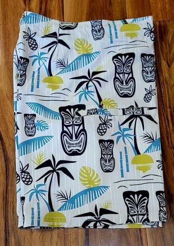 Wailoa Surf Short "Men 4 Way Stretch Board Short" BLACK TIKI Design" - 第 7/8 張圖片