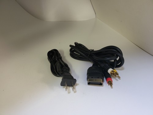 Netzkabel + Original-Zubehör-Hersteller Offizielles Microsoft Xbox AV Audio Video Composite Kabel - Bild 2 von 3