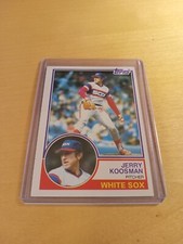 1983 Topps #153 JERRY KOOSMAN Chicago White Sox Baseball Card, Pitcher, SP. (NM)
