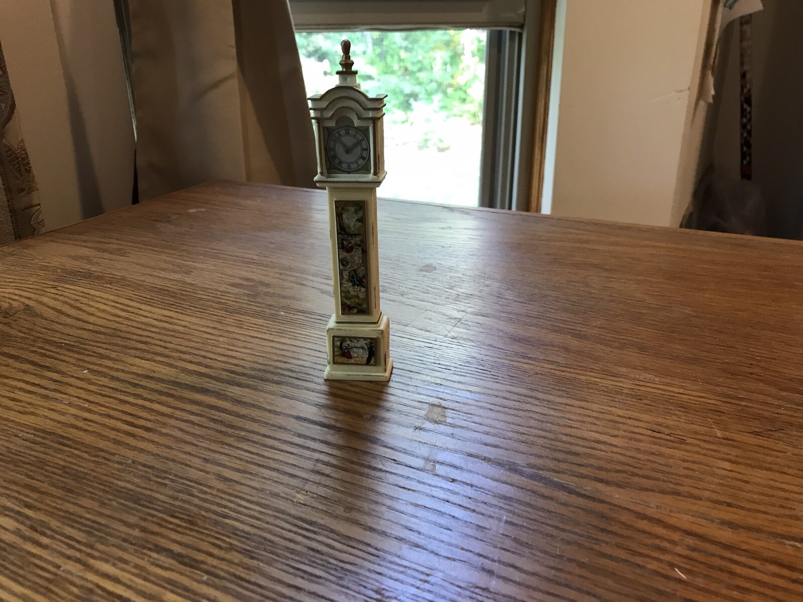 Vintage Ideal Grandfather Miniature Clock Used