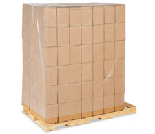 ULINE S-11104 58 x 46 x 96" 4 Mil Clear Pallet Covers 25 per Roll
