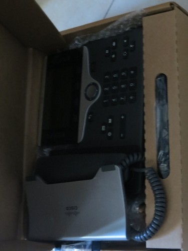 Cisco CP-8851-K9 V03 Gigabyte IP VoIP Telefon anthrazitfarbenes Display - Bild 1 von 5