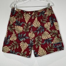 Chaps Ralph Lauren Shorts Tropical Print Size M Mens Swim/Activewear