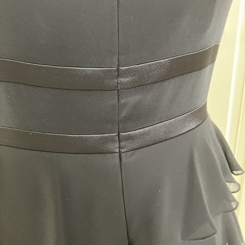 LADIES BLACK & EAU DE NIL JACKET & TIERD FRILL DRESS BY CONDICI SIZE 12 PLUS HAT - Picture 5 of 15