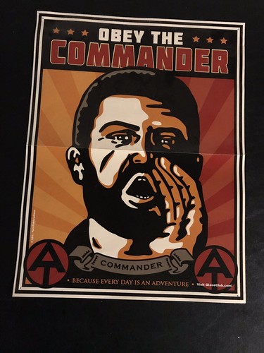 Obey The Commander 10” x 13” Poster - Bild 1 von 2