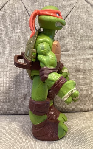 Teenage Mutant Ninja Turtle Michaelangelo 2012 Viacom Large 9" (24cm) Free Post - Picture 4 of 8
