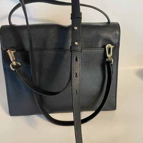Cartera de cuero negra Vince Camuto Aster con correa desmontable - Imagen 8 de 10