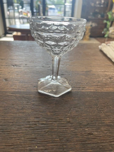 Fostoria American 4.75” Footed Saucer Champagne/Sherbet Glass