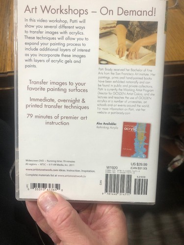 Patti Brady's Rethinking Acrylic Image Transfers DVD - Picture 2 of 5