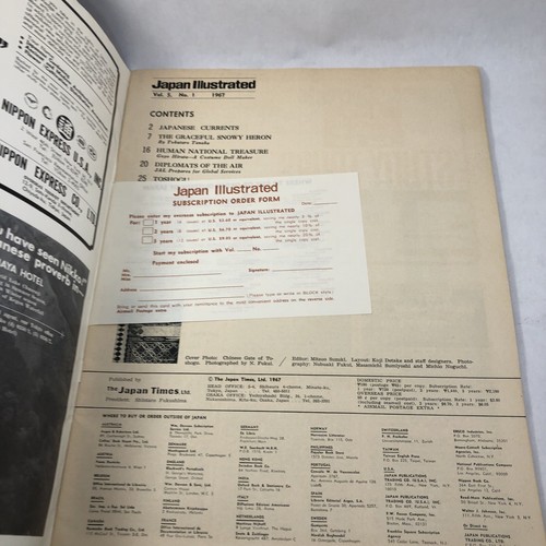 Japan Illustrated 1967 Tourist Magazine Nikko Toshogu Idemitsu Maru Japan Times - Picture 6 of 17